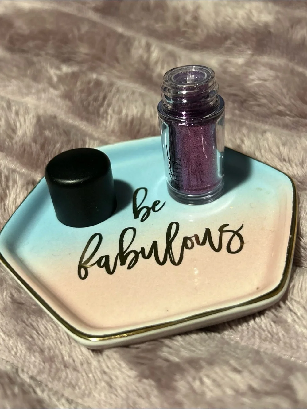 NWOT MAC Cosmetics Loose Glitter Mini - Heliotrope